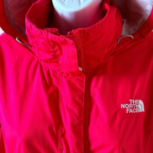 The North Face Pink Hyvent Jacket Hooded Waterproof Wind Protection Size M - Picture 5 of 11